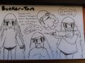 The original bunker-tan sketch! Uploaded to Heyuri@Gurochan on May 23rd.