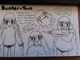 The original bunker-tan sketch! Uploaded to Heyuri@Gurochan on May 23rd.